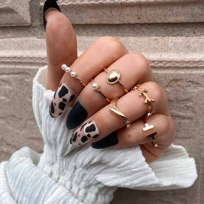 Femme Boho Matching Ring Set Rings - The Burner Shop