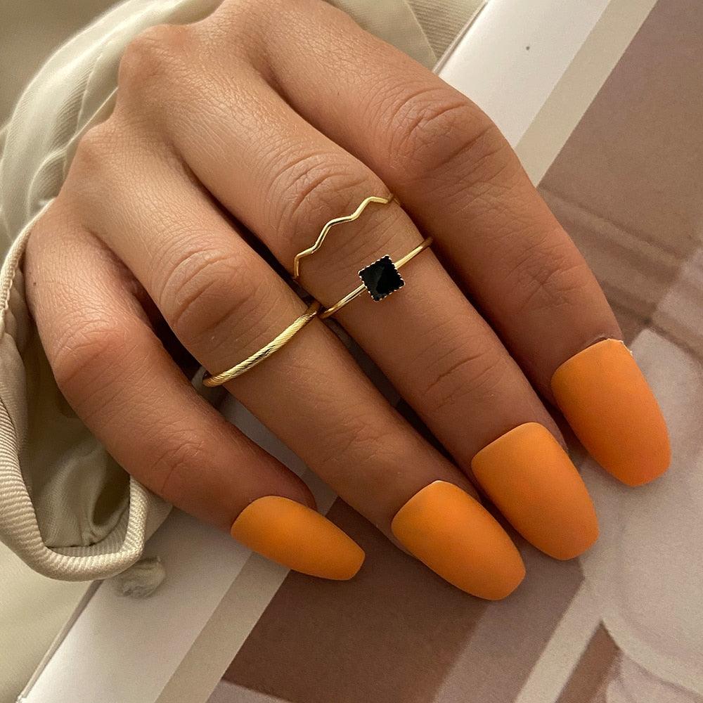 Femme Boho Matching Ring Set Rings - The Burner Shop
