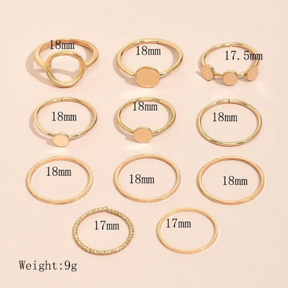 Femme Boho Matching Ring Set Rings - The Burner Shop
