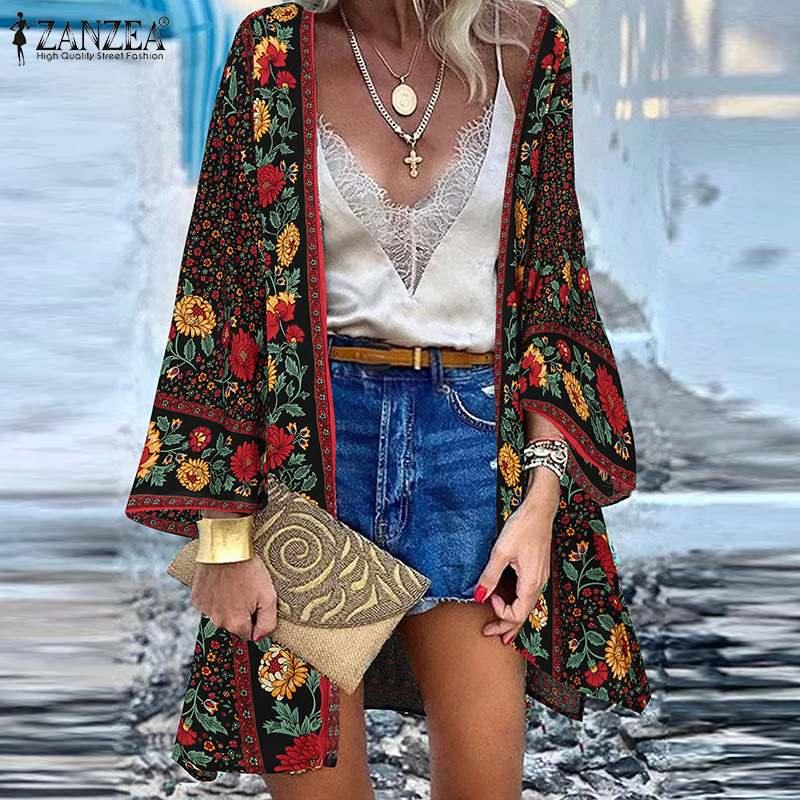 Floral Vintage Kimono Kimonos - The Burner Shop