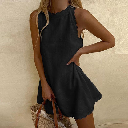Flowy Sleeveless Mini Summer Dress Dresses - The Burner Shop