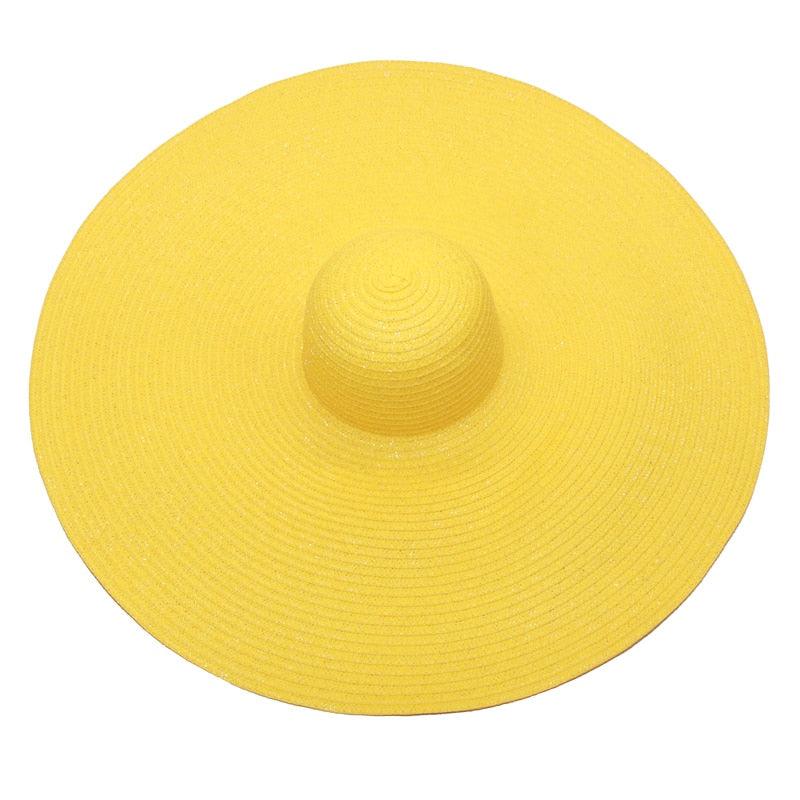 Foldable Women's Oversized Beach Hat Hats - The Burner Shop