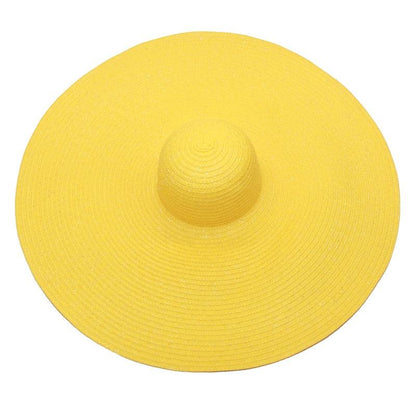 Foldable Women's Oversized Beach Hat Hats - The Burner Shop