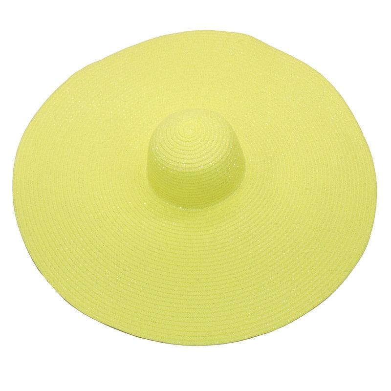 Foldable Women's Oversized Beach Hat Hats - The Burner Shop
