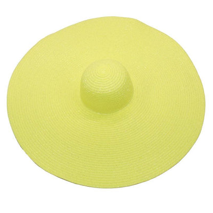 Foldable Women's Oversized Beach Hat Hats - The Burner Shop