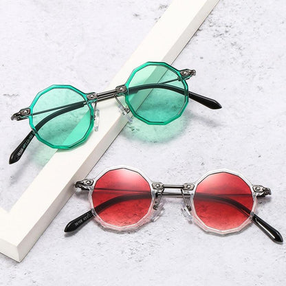 Funky Retro Round Sunglasses Sunglasses - The Burner Shop