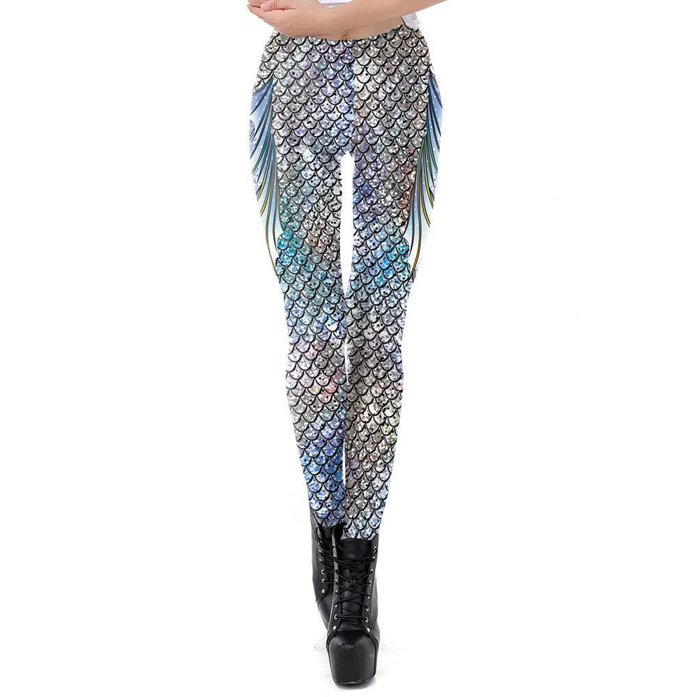 Pastel Mermaid Scuba Leggings – Jungle Style