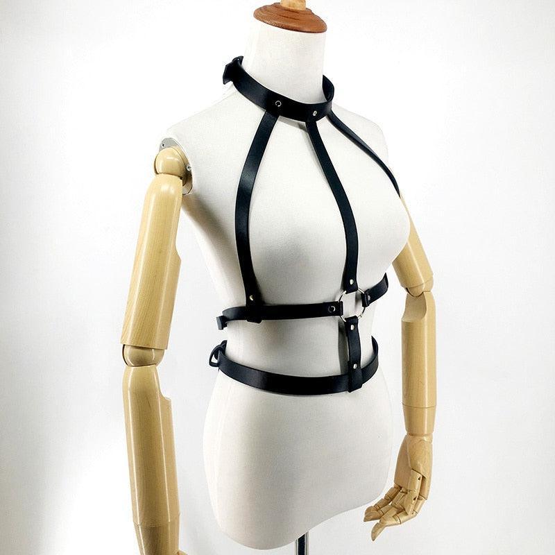 Garter Belt Bralette Body Harness - The Burner Shop