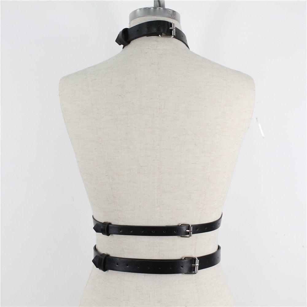 Garter Belt Bralette Body Harness - The Burner Shop