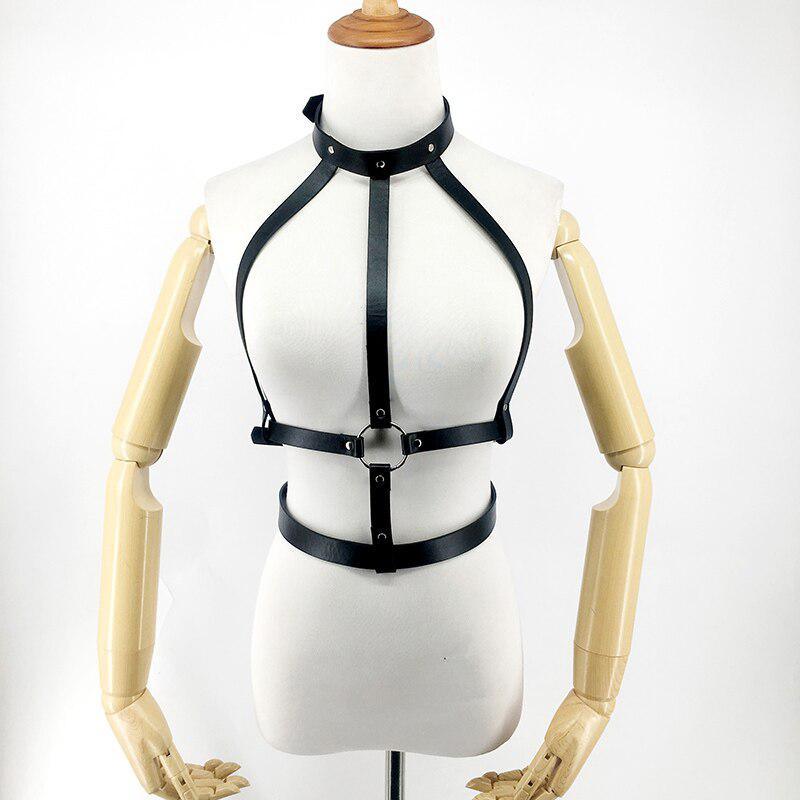 Garter Belt Bralette Body Harness - The Burner Shop