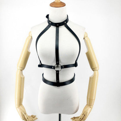 Garter Belt Bralette Body Harness - The Burner Shop