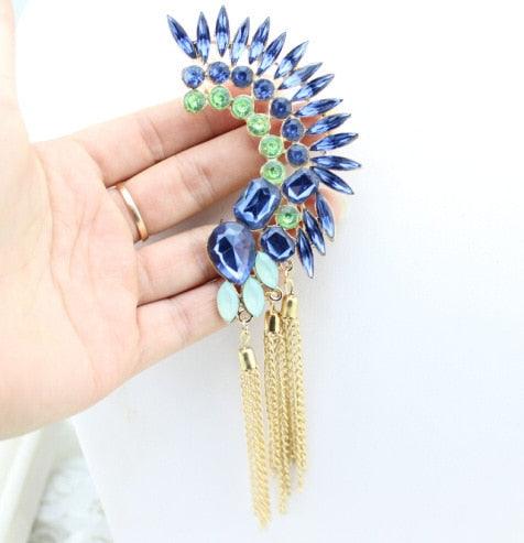 Gem Crystal Ear Cuff Ear Cuffs - The Burner Shop