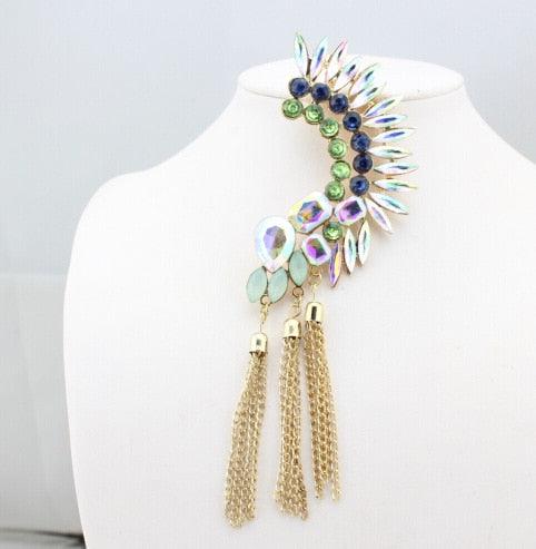 Gem Crystal Ear Cuff Ear Cuffs - The Burner Shop