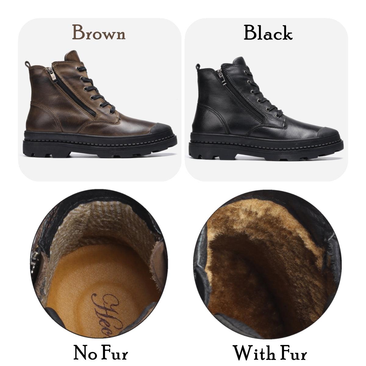 Genuine Handmade Leather Boots Boots - The Burner Shop