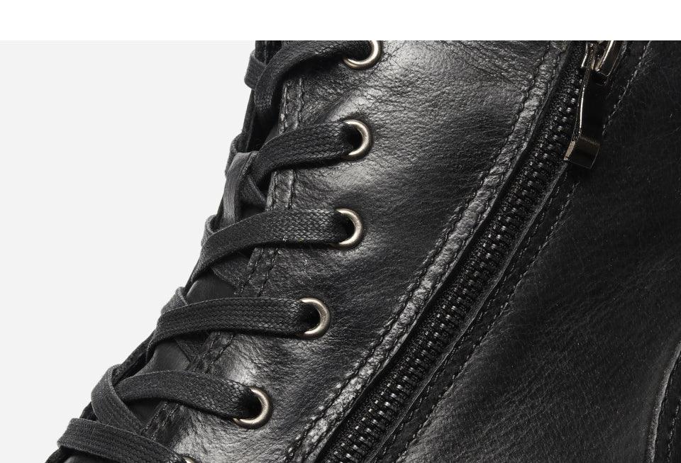 Genuine Handmade Leather Boots Boots - The Burner Shop