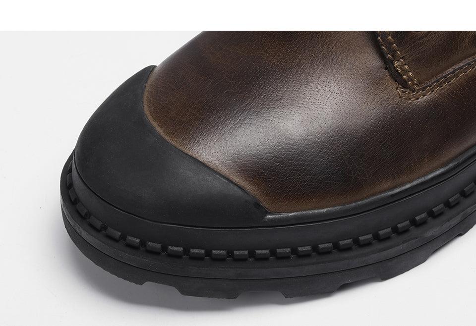 Genuine Handmade Leather Boots Boots - The Burner Shop