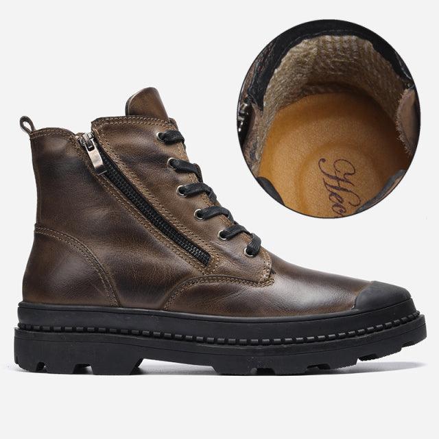 Genuine Handmade Leather Boots Boots - The Burner Shop