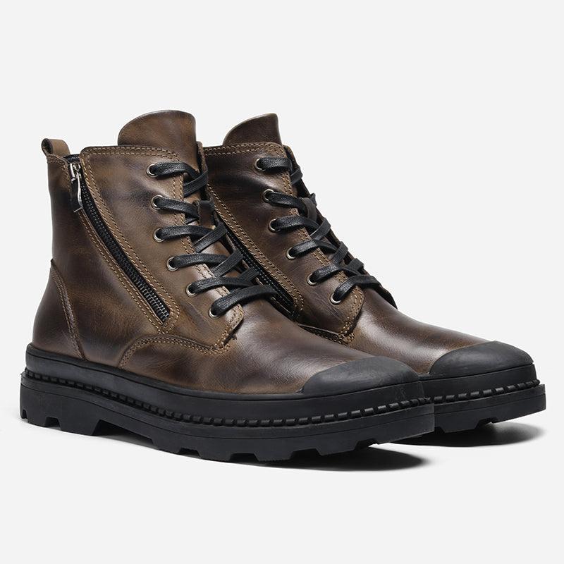 Genuine Handmade Leather Boots Boots - The Burner Shop