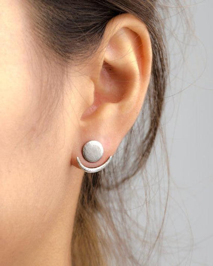Geometric Boho Moon Earrings Earrings - The Burner Shop