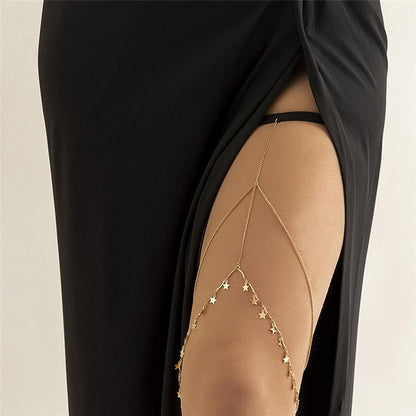 Geometric Thigh Chain Body Jewelry - The Burner Shop