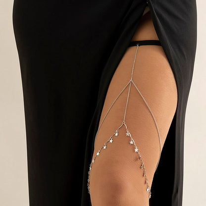 Geometric Thigh Chain Body Jewelry - The Burner Shop