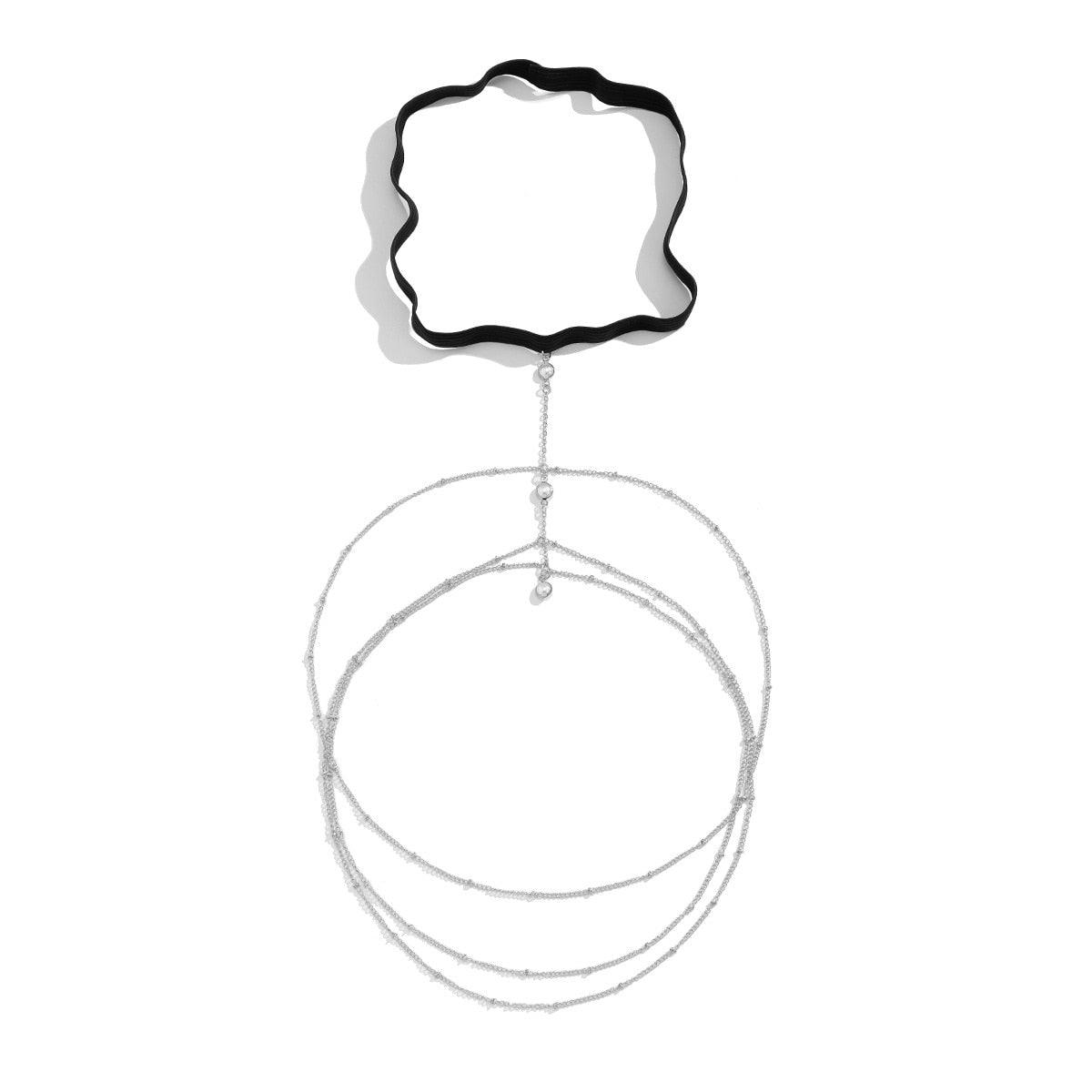Geometric Thigh Chain Body Jewelry - The Burner Shop
