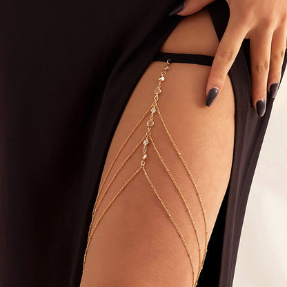Geometric Thigh Chain Body Jewelry - The Burner Shop