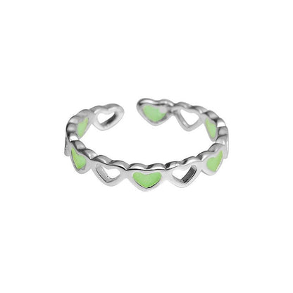 Glow in the Dark Adjustable Ring Rings - The Burner Shop