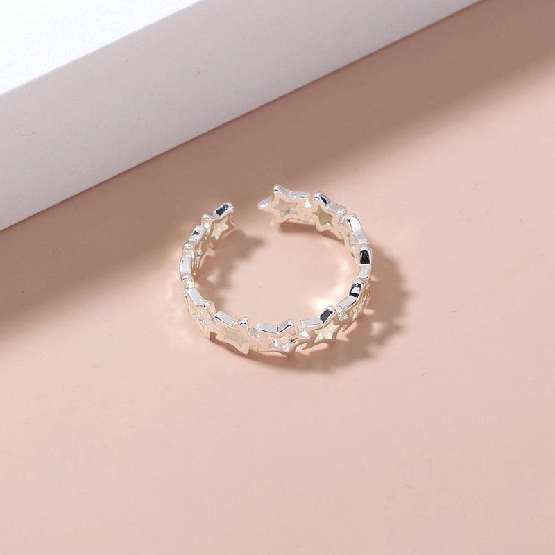 Glow in the Dark Adjustable Ring Rings - The Burner Shop