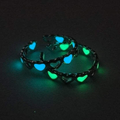 Glow in the Dark Adjustable Ring Rings - The Burner Shop