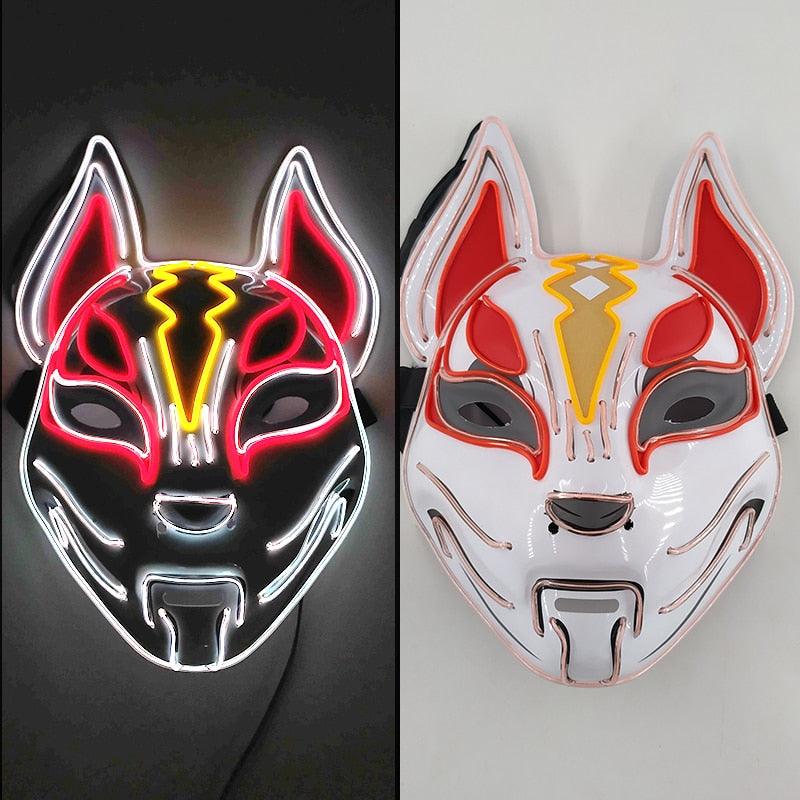 Glowing Bunny Wire Mask Face Masks - The Burner Shop