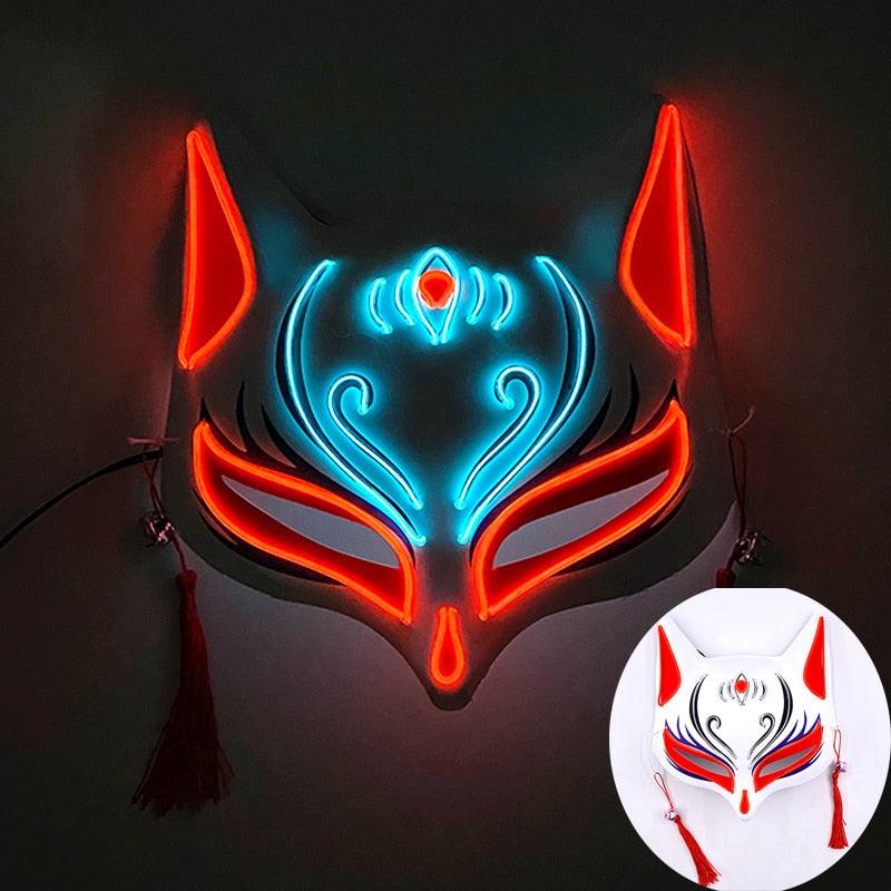 Glowing Bunny Wire Mask Face Masks - The Burner Shop