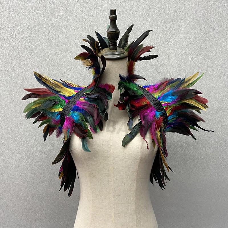 Gothic Feather Shrug Shrugs - The Burner Shop