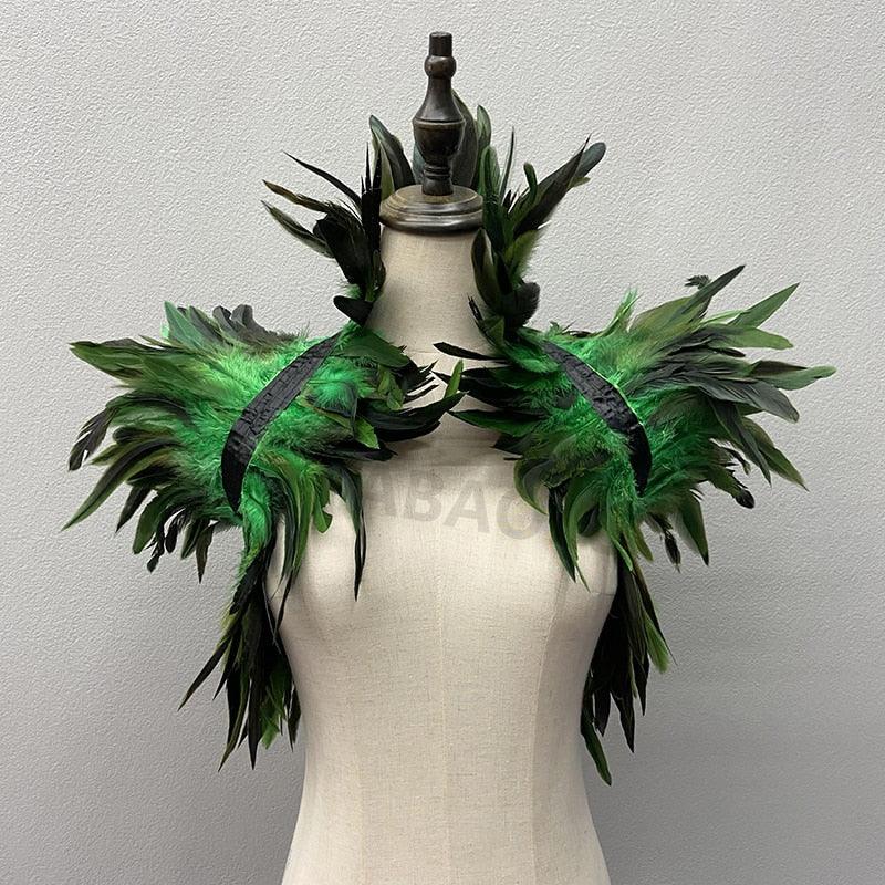Gothic Feather Shrug Shrugs - The Burner Shop