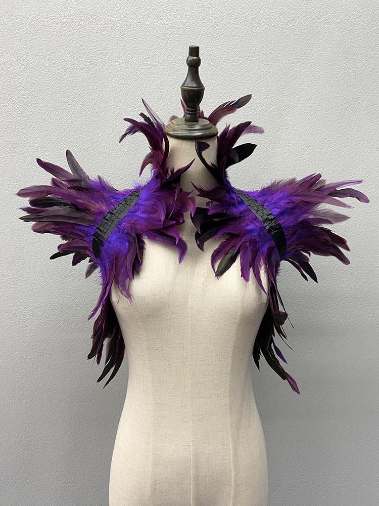Gothic Feather Shrug Shrugs - The Burner Shop