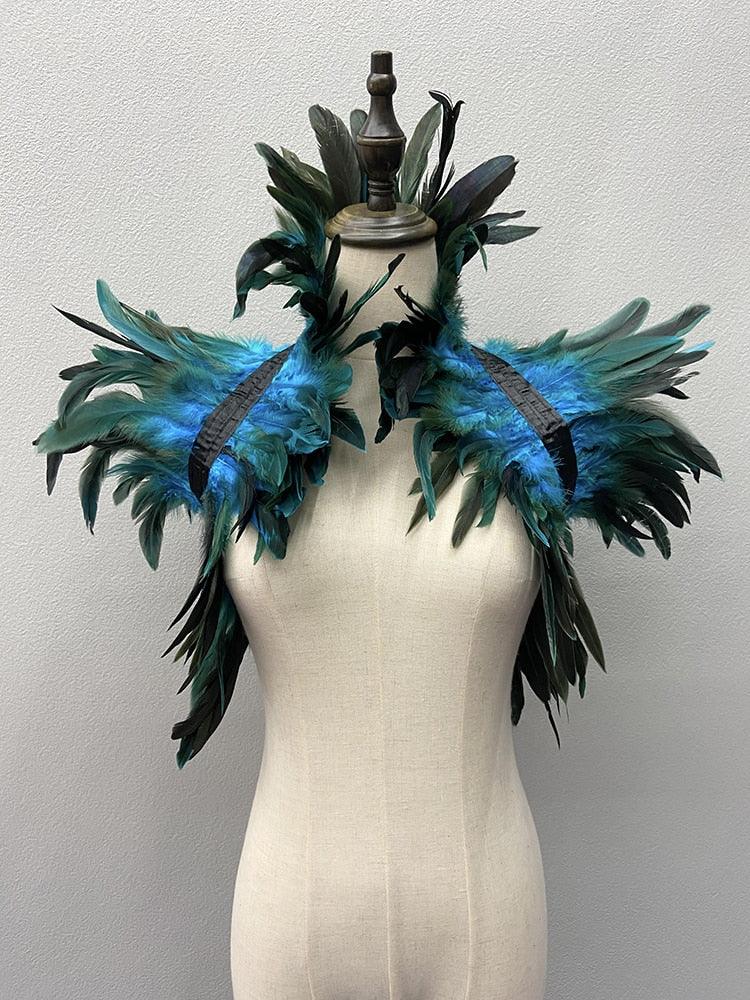 Gothic Feather Shrug Shrugs - The Burner Shop