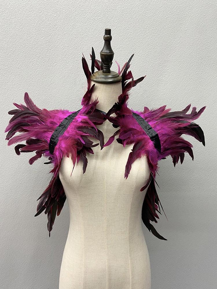 Gothic Feather Shrug Shrugs - The Burner Shop