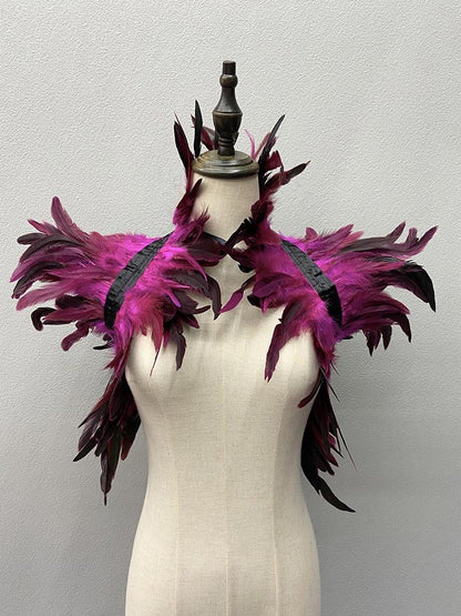 Gothic Feather Shrug Shrugs - The Burner Shop