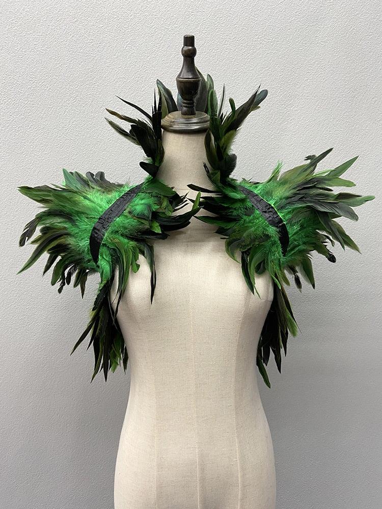 Gothic Feather Shrug Shrugs - The Burner Shop