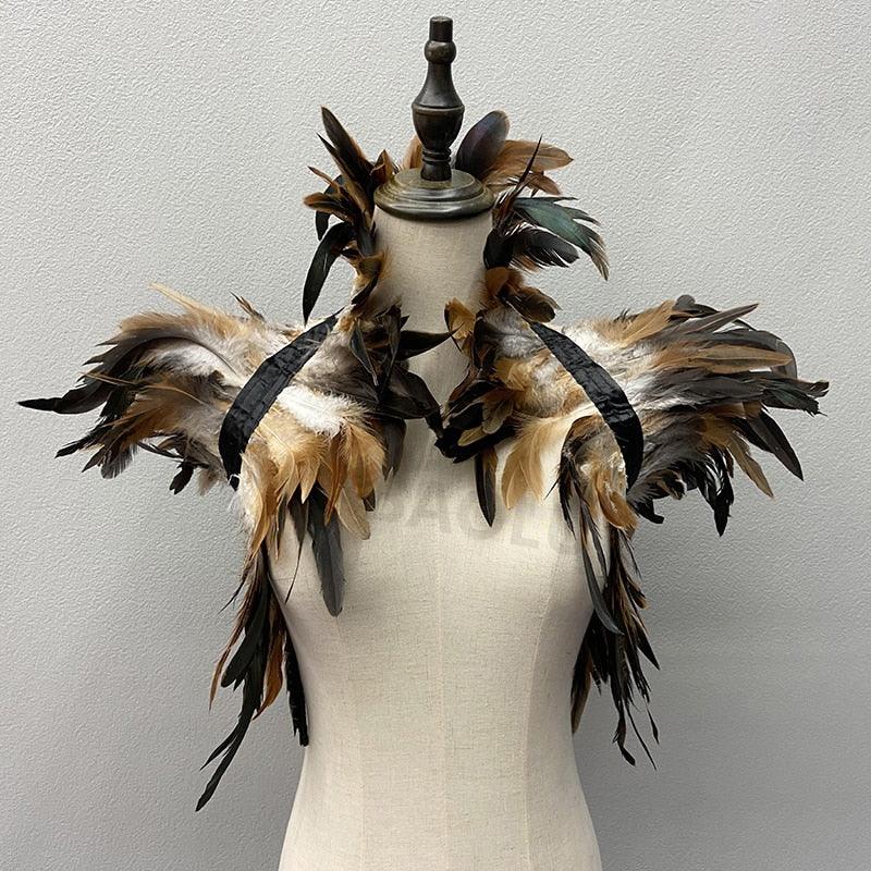 Gothic Feather Shrug Shrugs - The Burner Shop