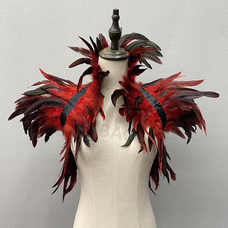 Gothic Feather Shrug Shrugs - The Burner Shop