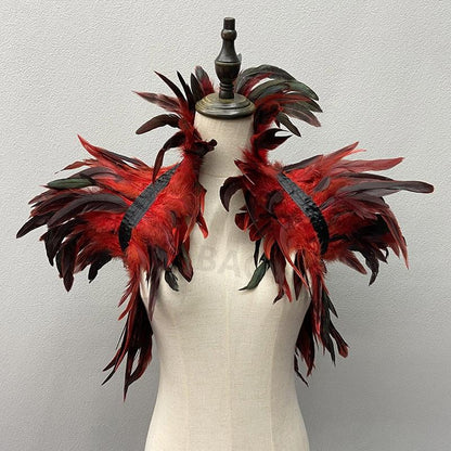 Gothic Feather Shrug Shrugs - The Burner Shop