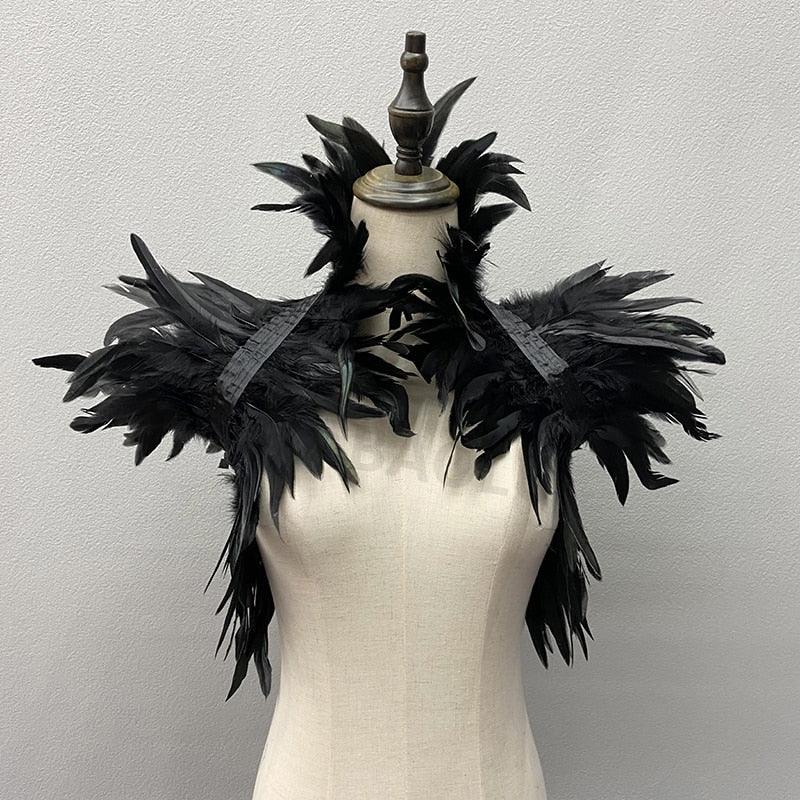 Gothic Feather Shrug Shrugs - The Burner Shop