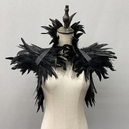 Gothic Feather Shrug Shrugs - The Burner Shop
