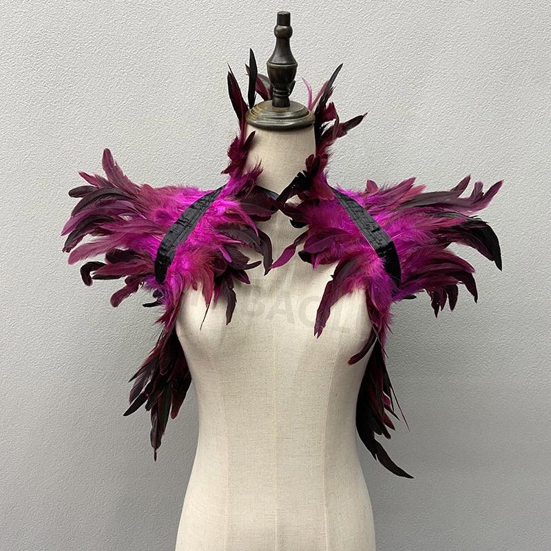 Gothic Feather Shrug Shrugs - The Burner Shop