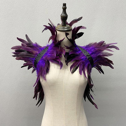 Gothic Feather Shrug Shrugs - The Burner Shop