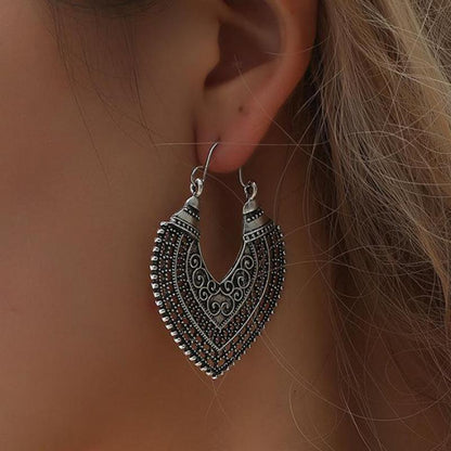 Gypsy Heart Dangle Earrings Earrings - The Burner Shop