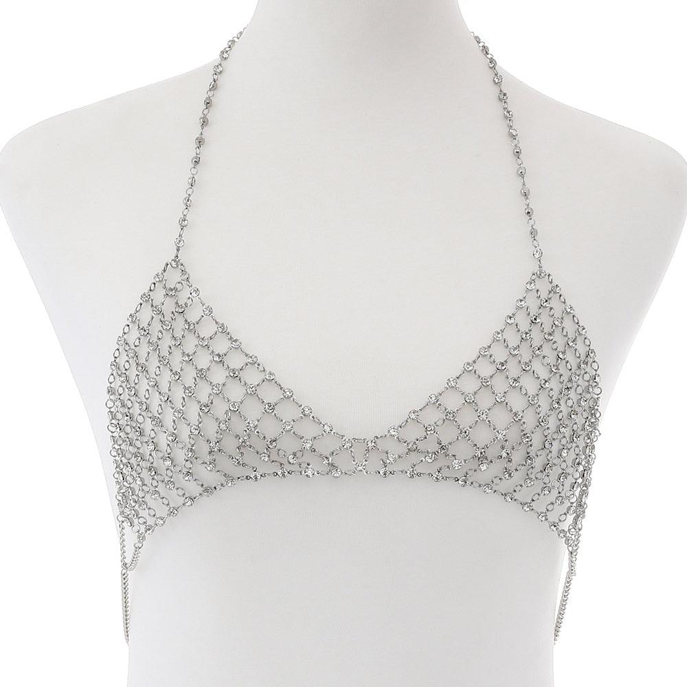 Gypsy Mesh Chain Bra Body Jewelry - The Burner Shop