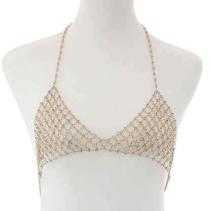 Gypsy Mesh Chain Bra Body Jewelry - The Burner Shop