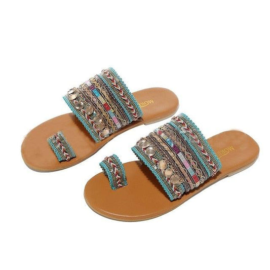 Handmade Boho Sandals Sandals - The Burner Shop